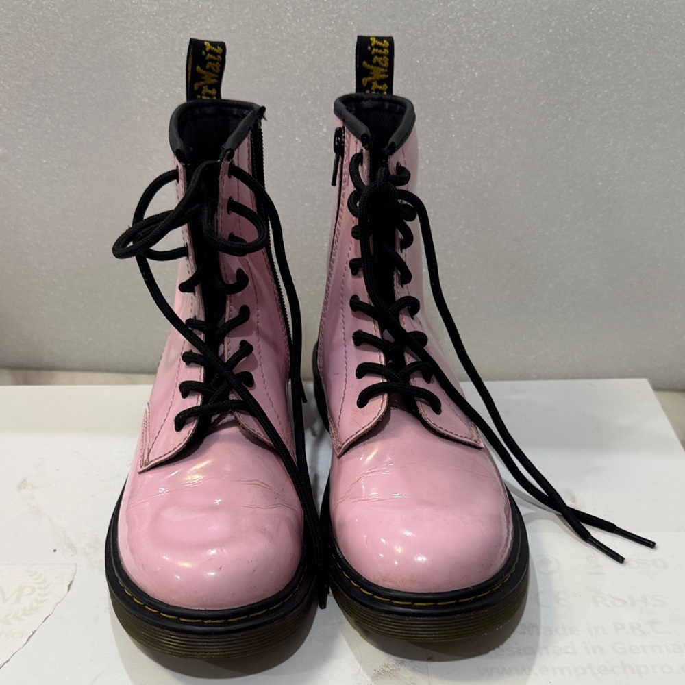 Dr. Martens Light Pink Combat Boots